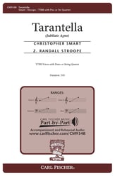 Tarantella TTBB choral sheet music cover